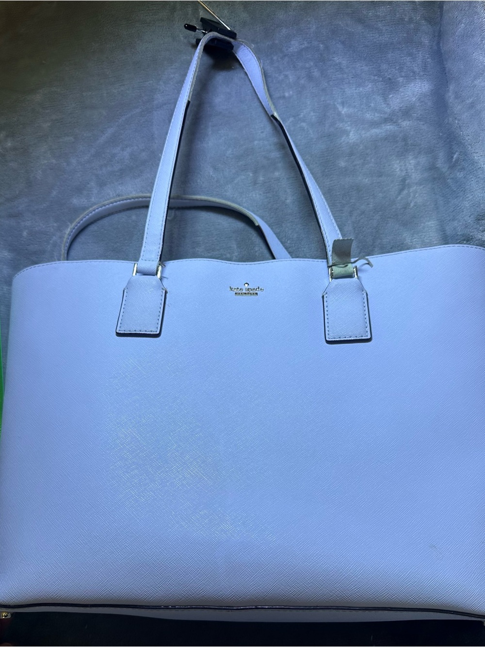 kate spade Light Blue Structured Tote